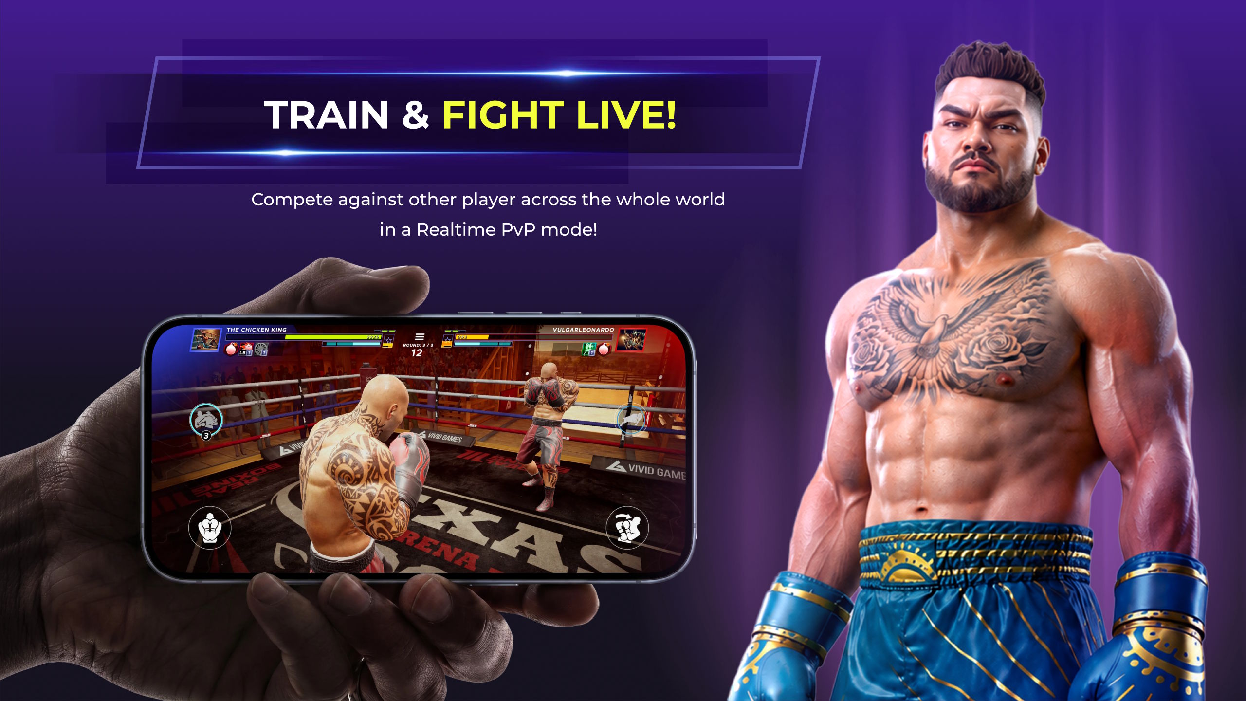 Real Boxing III training